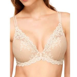 Wacoal Embrace Lace Plunge Bra - 36DD